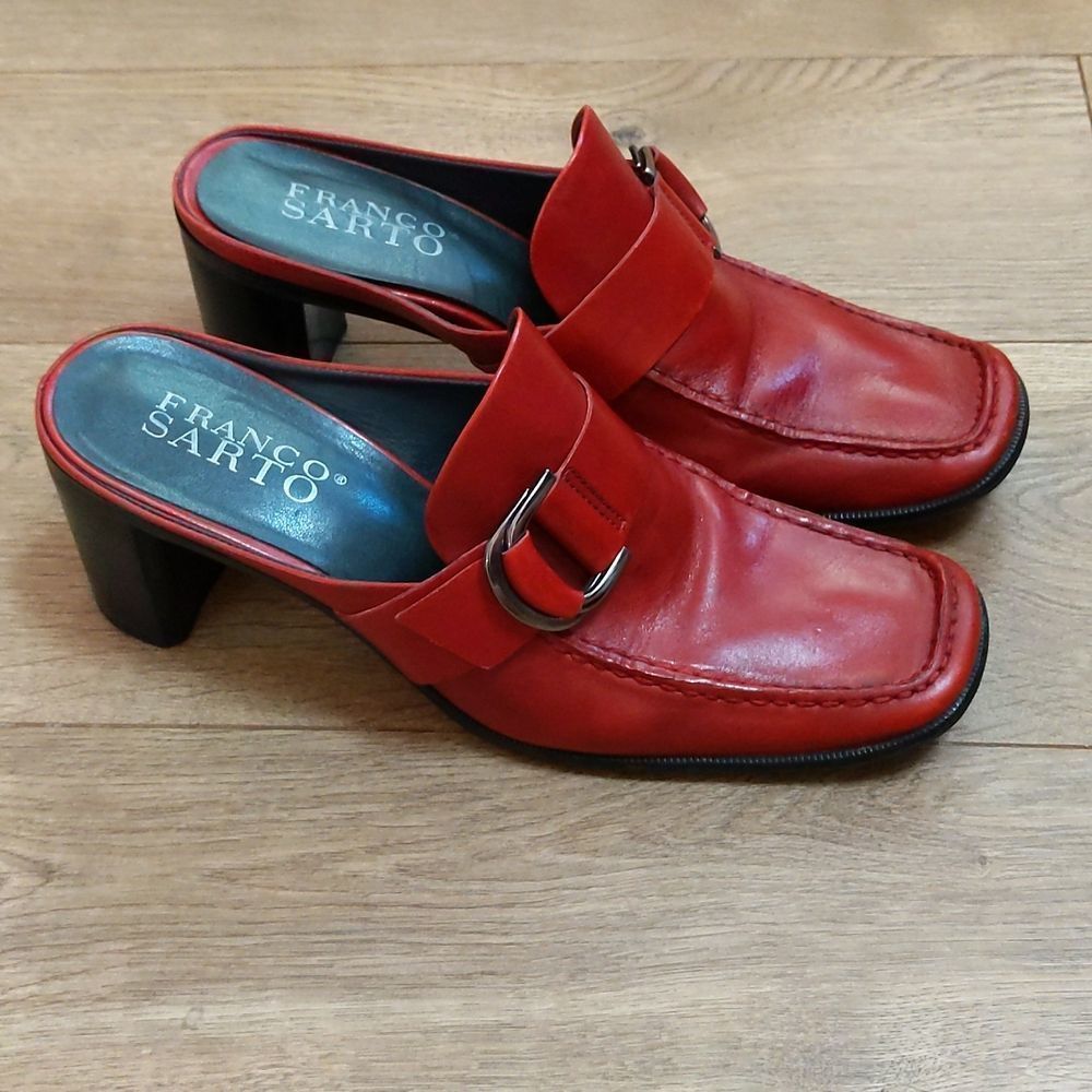 Franco Sarto Brick Classic Mules/Slides 8.5N